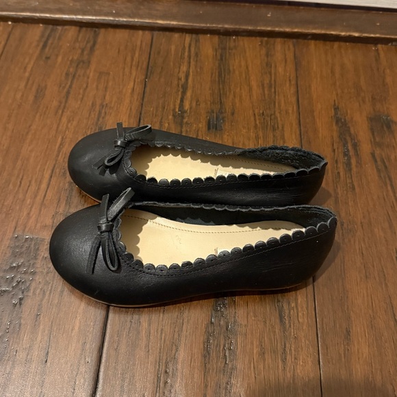 H&M Girls Leather Classic Black Ballet Flats - Picture 2 of 4